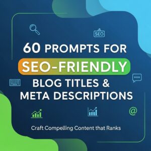 60 High-CTR SEO Blog Title & Meta Description AI Prompts Pack